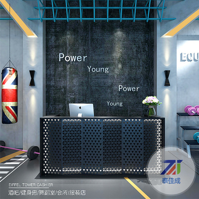 玻璃钢前台造型008