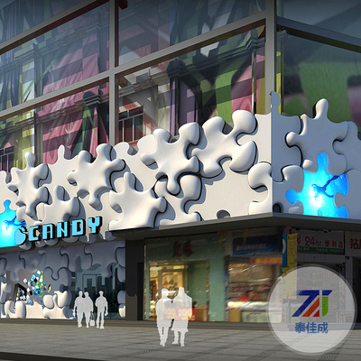 深糖果外墙装饰