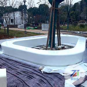 玻璃钢树池坐凳023