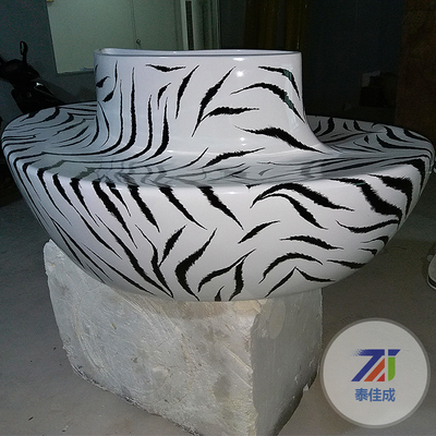 斑马花盆座椅