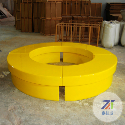 玻璃钢大型彩绘仿真座椅